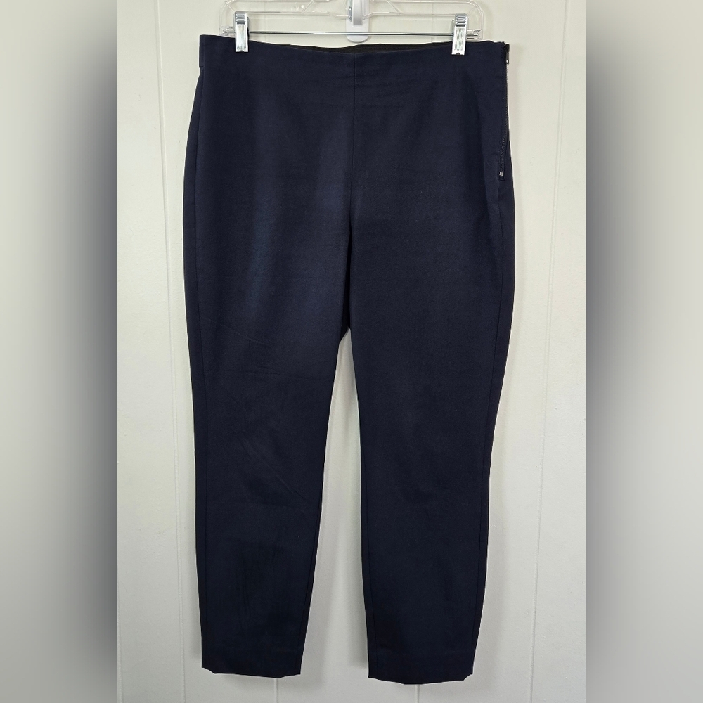 EVERLANE The Bi-Stretch Work Pant | Navy Size 12 - Picture 6 of 13